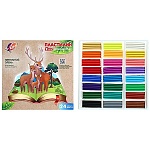 Пластилин " Луч " ZOO 24цв, 360г, картонная упаковка