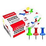 Кнопки " deVente " 9мм 50шт, силовые, цветные, картонная упаковка