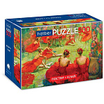 Пазлы " Hatber " 500элементов Premium На кончиках пуантов 33*48см, постер, клей с дозатором 85г, шпатель, картонная упаковка