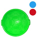 Поднос " Милих " 350*500мм, круглый, пластиковый, ассорти (без возможности выбора цвета)