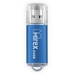 Флеш-диск " Mirex " 8GB Unit голубой USB 2.0