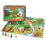 Игра ходилка " Русский стиль " Путешествие по сказке. Гуси-лебеди, состав: игровое поле, 4 фишки, кубик, правила игры, от 3лет, картонная упаковка 22*32*3см