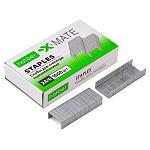 Скобы №24/6 " Hatber " X-Mate оцинкованные, до 30л, 1000шт