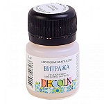Краска акриловая " Decola " 20мл витраж бесцветная