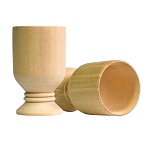 Деревянная заготовка из липы " Мастерская РуТвор " Стопка на ножке, h=70мм d=45мм