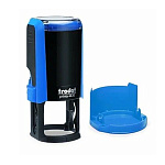 Оснастка для печати " Trodat " Printy d=30мм с крышкой, корпус синий