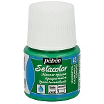 Краска по ткани " Pebeo " Setacolor мерцающая 45мл хлорофилл