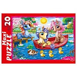 Пазлы " Рыжий кот " Макси. 20элементов Пони №4 30*21,5см, картонная упаковка 24,9*18,3*4,2см