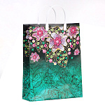 Пакет ПЭ " Интерпак " с пластиковой ручкой МП, 30*40см 150мкм Вивальди