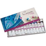 Краски акриловые художественные " Сонет " 12цв по 10мл, в тубах, картонная упаковка