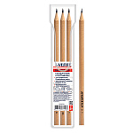 Набор карандашей ч/гр " deVente " Архитектор 3шт, Т, ТМ, М, шестигранный, цвет корпуса - желтый, пластиковая упаковка, европодвес