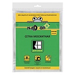 Сетка москитная " Nadzor " 1,5м*1,5м белая с крепежом для оконных проемов, в пакете