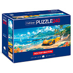 Пазлы " Hatber " 240эл Premium Sport car 48*18см, картонная упаковка, постер для сборки