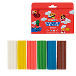 Пластилин " Цветик " 6цв 90г восковой со стеком, картонная упаковка