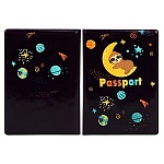 Обложка для паспорта " Миленд " Ленивец в космосе, 130*95мм, ПВХ