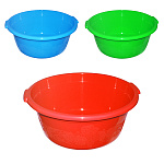 Таз " Милих " 25л пластмассовый, с ручками, ассорти (без возможности выбора цвета)