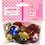 Стразы пришивные " deVente " Ассорти, капля 18*25мм, акриловые, пластиковый пакет с европодвесом