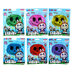 Слайм " Mazari " Лабубу, с блестками, 120гр, ассорти (без возможности выбора цвета), Zip-пакет, европодвес