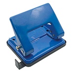 Дырокол на 20л " Dolce Costo " металлический, встроенная линейка, фиксатор, синий