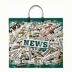 Пакет ПЭ " Интерпак " с пластиковой ручкой ПВД, 37*34см 80мкм Новости