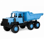 Машинка " Росигрушка " Самосвал Сибиряк голубой, пластик, в сетке, 470*180*192мм