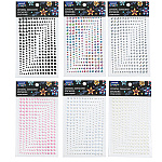 Набор страз акриловых " Mazari " 11*16,5см, ассорти, 6 дизайнов, пакет с европодвесом