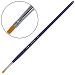 Кисть " Vista-Artista " Gallery синтетика плоская №04 длинная ручка