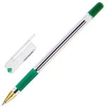 Ручка шар. MC GOLD с рез. 0,5мм зеленая