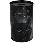 Копилка металлическая " Феникс " Принцесса луна d=10см, h=15,7см, банка