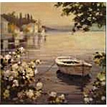 Постер магнитный 300*300мм " Весенний вечер " Винил, европодвес