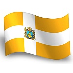 Флаг Ставропольский край 90*135см полиэфир