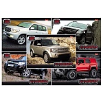 Альбом А4 32л спираль " Hatber " Внедорожники (ассорти), обложка- мелованный картон, блок- офсет 100г/м2, отрывные листы, 5 дизайнов в спайке