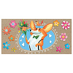 Конверт для денег " Мир открыток " 4-15 Детский- Без названия- Лис, 165*85мм, без отдкелки