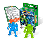 Игровой набор " Русский стиль " Звероботы против Техноботов (Михей и Слэш), в наборе: 2 персонажа, 2 вида оружия, кубик, правила игры, картонная коробка, европодвес