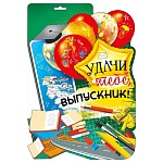 Плакат фигурный " Мир поздравлений " 936 А3 Удачи тебе, выпускник! без отделки