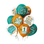 Шар латексный с рисунком 12"/30см 1 Сентября, ассорти, 5 дизайнов