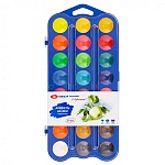 Краски акварельные без кисти 24цв " Я- Художник! " медовые, пластиковая упаковка, европодвес