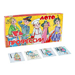 Игра настольная " Задира " Лото Профессии, состав: 6 карточек, 48 фишек, 16,4*8,4*1,5см, материал картон