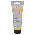 Краска акриловая " Сонет " 120мл туба желтая средняя, европодвес
