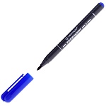 Маркер " Centropen " синий 2мм пулевидный наконечник перманентный