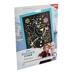 Гравюра " Lori " 21,3*27,5см с эффектом голографик Олаф, основа с контуром рисунка, штихель, инструкция