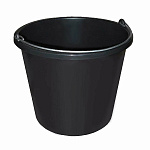Ведро " Милих " строительное, 16л, пластмассовое, с ручкой, черное