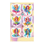 Наклейки " Мир открыток " 0-11 А6 Радужные феи, без отделки