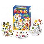 Игра развивающая " Русский стиль " Дублик-мини Сказки, состав: 30 карточек, правила, картонная упаковка 16,5*11,5*2,5см