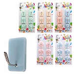 Набор самоклеющихся крючков " Веселый Роджер ", 6шт, с двухсторонним скотчем, ассорти, пластик