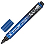 Маркер " Pilot " синий 1мм пулевидный наконечник перманентный