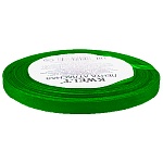 Лента атласная " KWELT " 6мм*22,85м зеленая