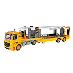 Автомобиль-конструктор " Funky toys " Транспортер, 59,5см, фрикционный, пластик, световые и звуковые эффекты, отвертка, картонная упаковка, 15*66*25см