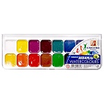 Краски акварельные без кисти Классика 16цв " Луч " медовые, пластиковая упаковка, европодвес