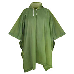 Дождевик " Komfi " 100*127см пончо Eva, 120мк, зеленый с капюшоном